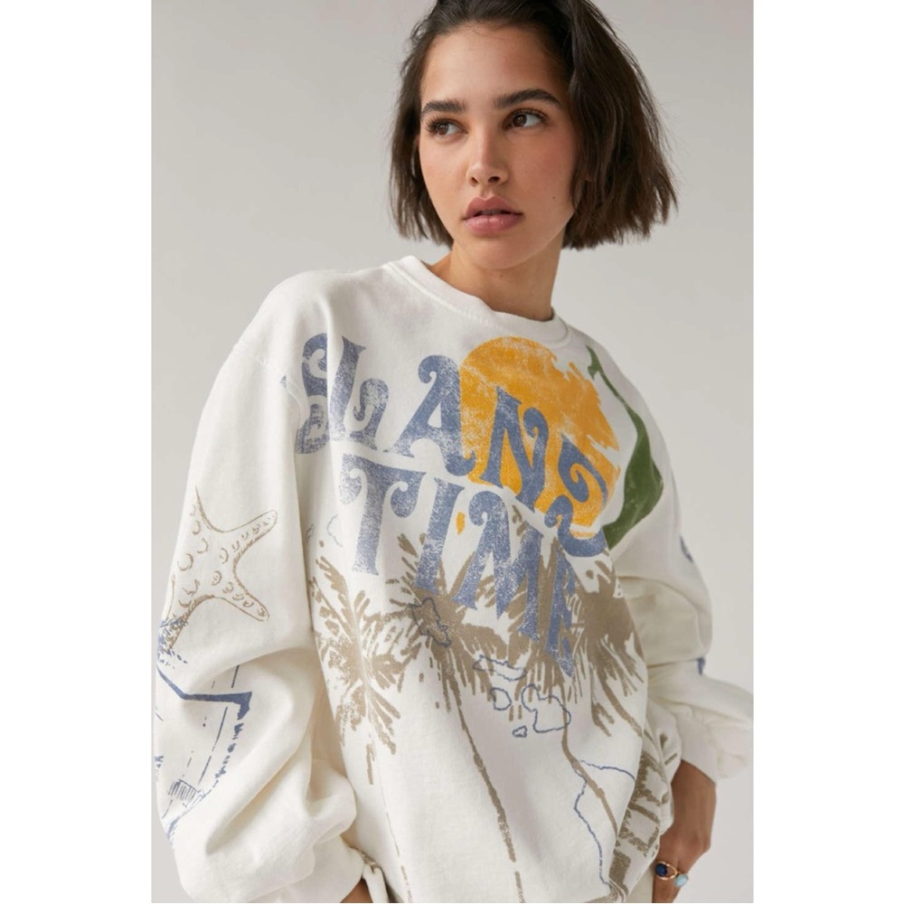 Urban Outfitters Island Time Graphic Sweatshirt